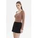 thumbnail image 2 of Polera Mujer Escote Abotonado Verde Olivo, 2 of 4