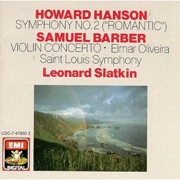 CD EMI CLASSICS – Sinfonía Hanson y Concierto para Violín de Barber