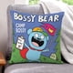 thumbnail image 1 of Oso Mandón Fundas de almohada de terciopelo con tema, regalos de funda de almohada, decoración para el hogar, cojín de lanzar, regalo de cumpleaños para fans y parejas.50*50cm., 1 of 6