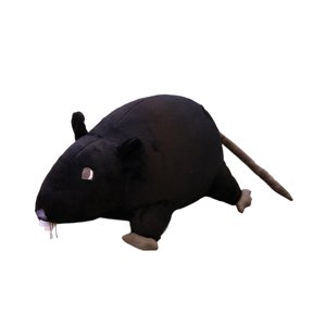 Bothyi - Juguete De Peluche Para Ratones, Muñeco De Peluche Interactivo Para Regalo, Colección Para Niños, Negro