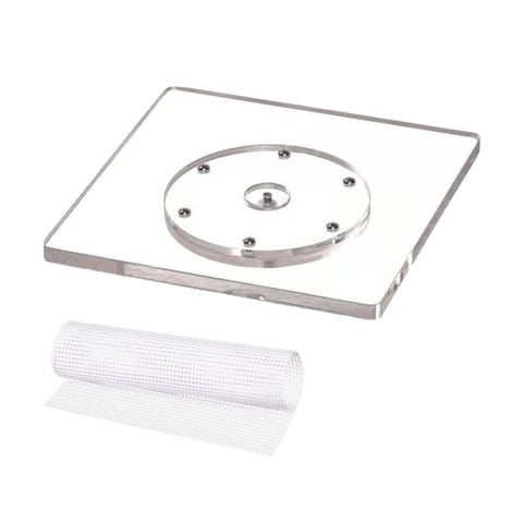 Bothyi - Decorador De Galletas Transparente Para Decorar Platos Giratorios Para Fiestas Navideñas