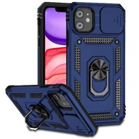 Estuche Gangxun Para Iphone 11, Soporte Giratorio 360°, Estilo Mecánico Y Magnético
