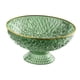 thumbnail image 5 of Cuenco de fruta con Pedestal, organizador de platos para aperitivos y dulces, colador de verduras, cesta, bandeja para servir, plato de drenaje de ver Verde, 5 of 5