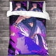 thumbnail image 3 of Juego De Ropa De Cama Estampada De Jujutsu Kaisen Juego De Funda Nórdica Con Estampado 3d De Anime Funda De Edredón De 3 Piezas Para Niños Y Adolescentes Funda De Edredón Con Cierre De Cr, 3 of 3