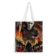 thumbnail image 1 of Horror Movie: Michael Myers Bolso de tela con estampado de lienzo para mujer, bolsa de compras reutilizable y estética, con cremallera interior, regalo para mujer,40*40cm., 1 of 6