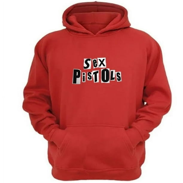 Polerón Canguro Sex Pistols Rojo Talla L Unisex