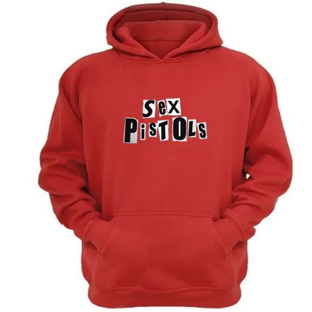 Genérico - Polerón Canguro Sex Pistols Rojo Talla S Unisex
