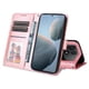 thumbnail image 4 of Funda tipo cartera FOXDOCK para Xiaomi Poco F6 Pro , diseño girasol en relieve, cuero PU, cierre magnético, soporte y tarjetero, 4 of 5