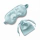 thumbnail image 1 of Antifaz de Sueño QSYW Satinado Azul Claro con Bolsa de Almacenamiento, 1 of 6