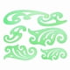 thumbnail image 1 of Regla de Curva TecUnite 13‑31 cm Verde Transparente (Pack de 6), 1 of 7