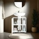 thumbnail image 5 of Mueble Para Lavamanos 1 Puerta 4 Espacios Blanco Y Café Claro, 5 of 8