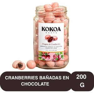 Kokoa Roots Grageas Cranberries Chocolate Rosado 200G