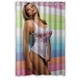 thumbnail image 1 of Cortina de ducha con diseño de Keeley Hazell, con ganchos, tamaño 48 x 72 pulgadas, 1 of 3