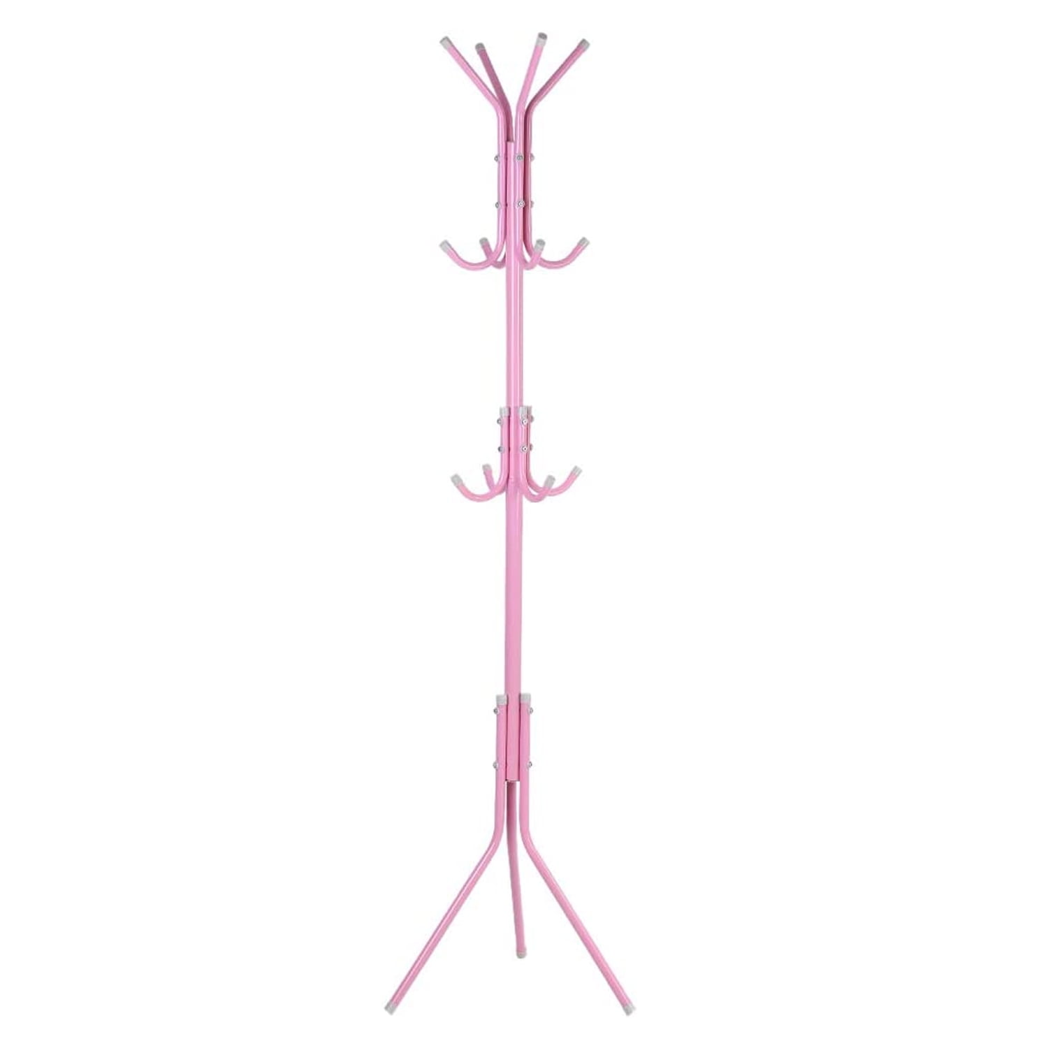 Importclick - Colgador Perchero Metálico Trípode Rosado 165cm X 42cm