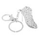 thumbnail image 2 of zapatos de tacón alto llaveros llavero de diamantes de imitación bolso de la mujer titular de la llave de plata, 2 of 5