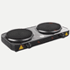 thumbnail image 1 of Cocina Eléctrica 2 Platos 2000w Cocinilla Portátil Negro, 1 of 6