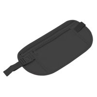 Magideal - Cinturón De Viaje Para Dinero, Porta Pasaporte, 2 Bolsillos, Ajustable, Impermeable, Para Hombre Y Mujer, Riñonera Fina Para Documentos De Viaje Y Efe