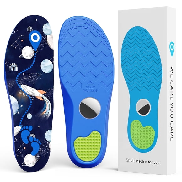 Plantilla para zapato TurnForY 175‑190 mm con soporte para AirTag – Azul