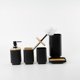 thumbnail image 2 of Set Accesorios de Baño 6pcs Bambo Simplit negro, 2 of 7
