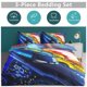 thumbnail image 3 of Cars Lightning McQueen Boys 3 Piece Bedding with 1 Flat Sheet And 2 Pillowcases Twin Bed Sheets, 3 of 5
