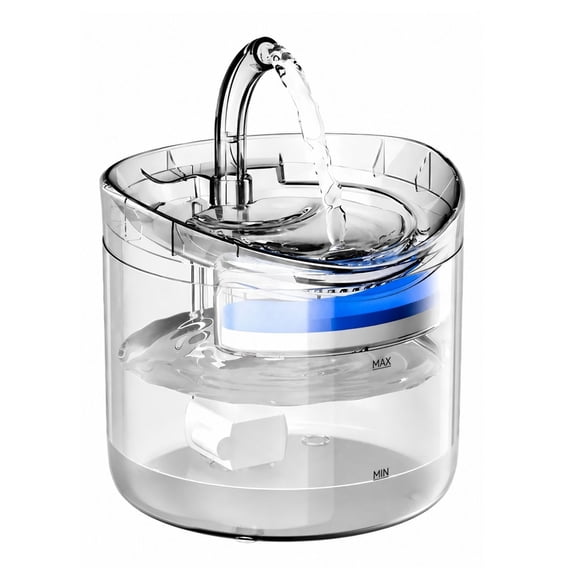 Bebedero Fuente Automático Mascotas 1.8L Silencioso Filtro