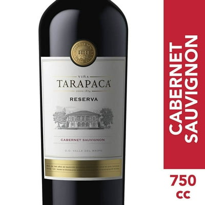 Vino Tinto Cabernet Sauvignon Reserva Botella 750 Ml Gran Tarapacá