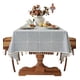 thumbnail image 1 of Mantel De Mesa Cuadrado Diseño Cuadros 140x180cm celeste, 1 of 3