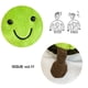 thumbnail image 4 of Bolso de hombro de peluche suave con forma de aguacate y cremallera., 4 of 8