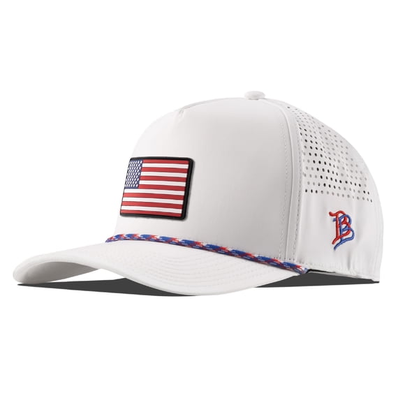 Gorra de béisbol de la marca Bills Old Glory, PVC, curvada, 5 paneles