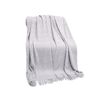 Genérico - Piecera De Cama Manta Sofá Grueso 500G Color Gris