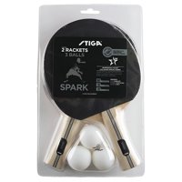 Stiga - Set Tenis De Mesa Spark Hobby 2 Paletas 3 Pelotas