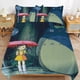 thumbnail image 1 of Totoro Comforter Set 3 Pieces Quilt Cover Set Soft Bedding Sets for All Seasons, 1 of 5