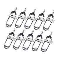 Magideal - Kit De Conector De Pantalla Para Cerca Eléctrica De 10 Piezas, Accesorios, Manual, Tensor De Alambre En Línea De Alta Resistencia Para Cables Tirantes 90 Mm