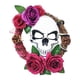 thumbnail image 4 of Halloween Skull Wreaths Artesanía Colgante De Pared Colgante De Pared Para Decoración Blanco, 4 of 5