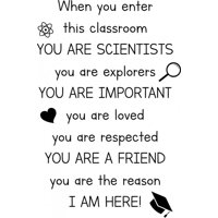 Rienda Libre Graphics - Decomural In This Classroom Teacher Ws-51341