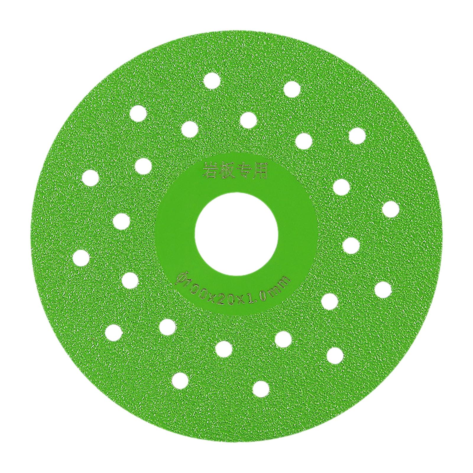 Magideal - Disco De Corte De Amoladora , Disco De Corte De Vidrio Con Orificio Interior, Disco De Molienda, Esmeril Profesional De 100Mm Para Mármol, Porc