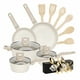 thumbnail image 1 of Bateria De Cocina Aluminio 38 Piezas Antiadherente Granito Blanco, 1 of 3
