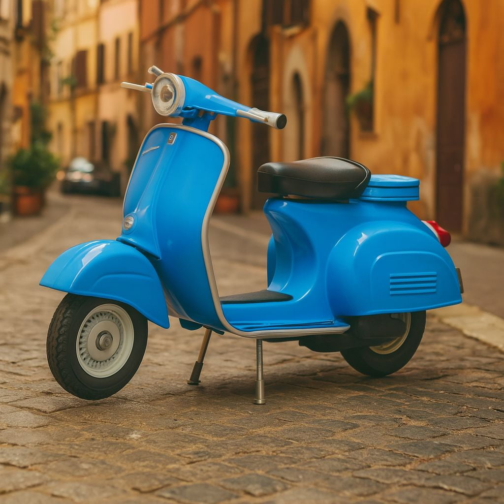 Toyng - Moto Vespa 1970 150cc Escala 1:18 - Welly