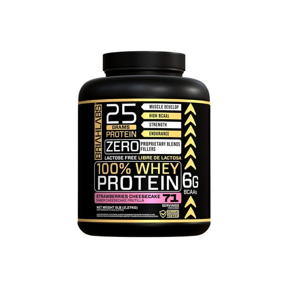 Proteina 100% Whey Protein 5lbs Strawberry -