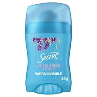 Antitranspirante Barra Lavanda 45 G Secret