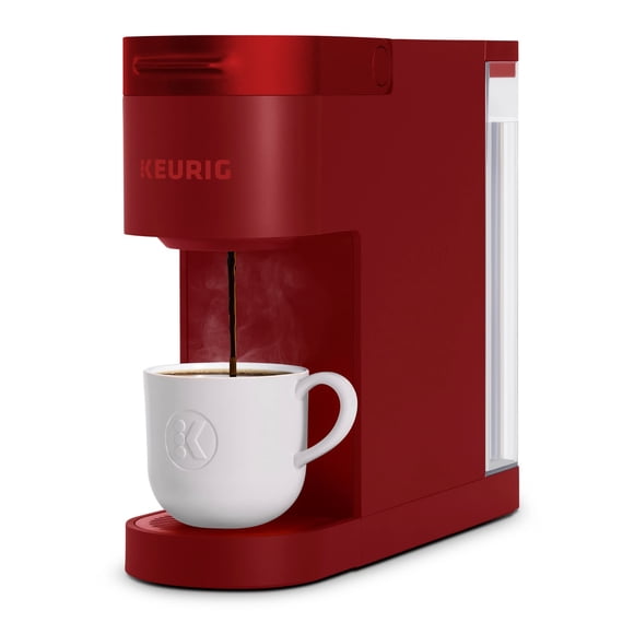Cafetera Keurig K-Slim K-Cup de una sola porción, color rojo escarlata
