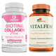thumbnail image 1 of Colágeno Biotina Plus + Vitaminas Menopausia - Pack Oferta, 1 of 7