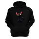 thumbnail image 1 of Polerón Canguro Gatito Negro Talla Xs Unisex, 1 of 3