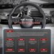 thumbnail image 4 of Funda para volante de coche SEG Direct, negra, tamaño pequeño, 36 cm, 4 of 8