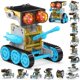 thumbnail image 1 of Kit de robot solar Wesfuner 30 en 1 243 piezas para niños de 8 a 12 años, azul, 1 of 5