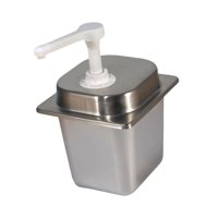 Bothyi - Dispensador Manual De Salsas, 2,3 L, Botella Con Bomba Manual Para Condimentos, Para Restaurante, Hogar, 15 Cc