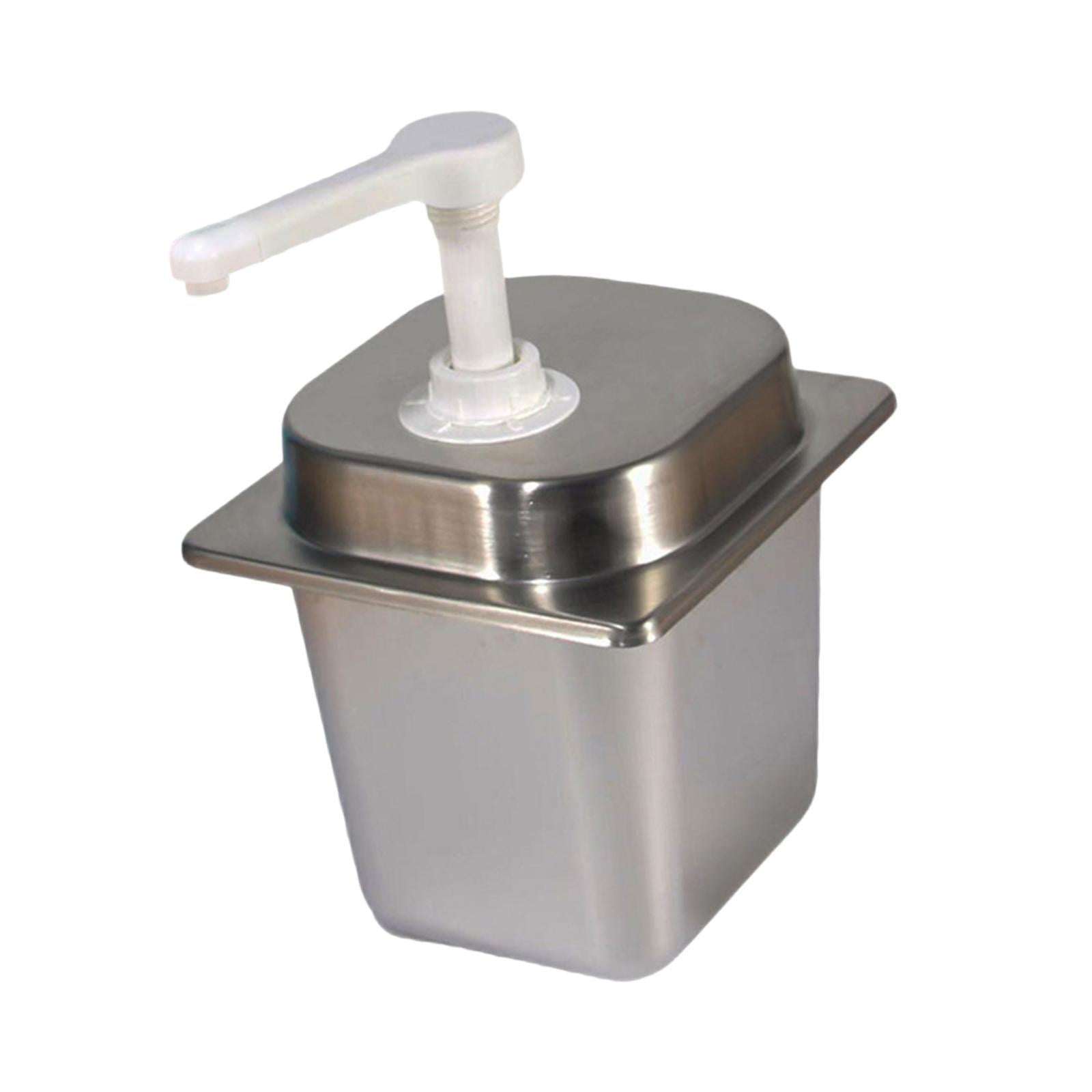 Bothyi - Dispensador Manual De Salsas, 2,3 L, Botella Con Bomba Manual Para Condimentos, Para Restaurante, Hogar, 15 Cc