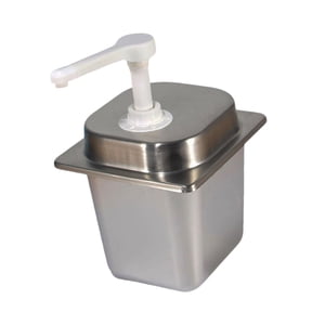 Bothyi - Dispensador Manual De Salsas, 2,3 L, Botella Con Bomba Manual Para Condimentos, Para Restaurante, Hogar, 15 Cc