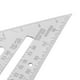 thumbnail image 5 of Escuadra de carpintero triangular multifuncional de 7 pulgadas, aleación de aluminio, métrica imperial, para carpintería, 5 of 8