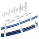 thumbnail image 2 of 25X Grampa Grapa Clavo Para Cable De Red Cat6 Coaxial Pinza blanco, 2 of 6